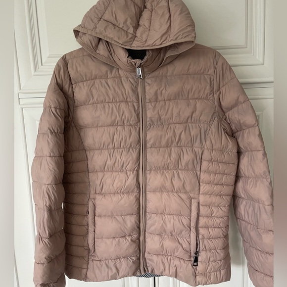 Calvin Klein quilted puffer jacket dusty rose size Large - Picture 2 of 13